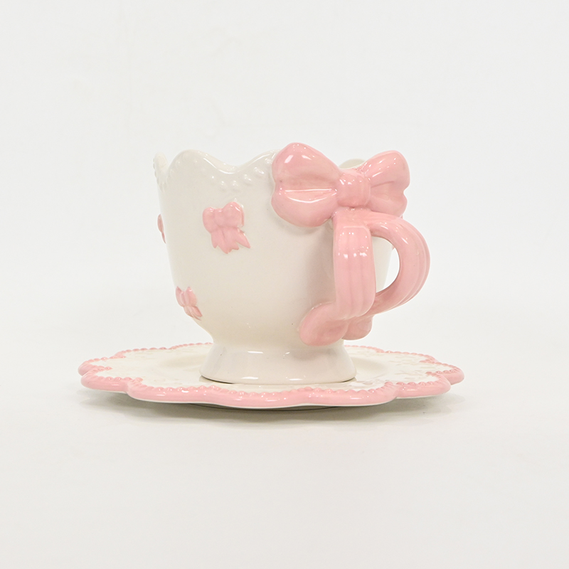 Floral Bunny Mug with Lid