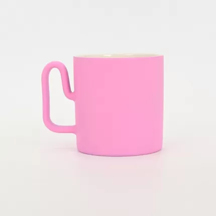 Dog Mug-vibrant pink