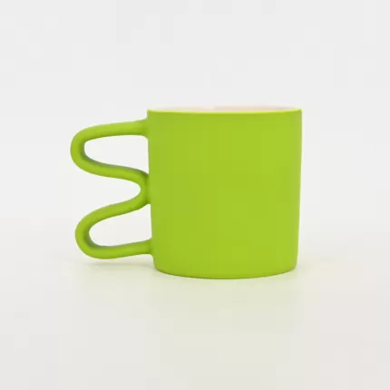 Cat Mug-casual green