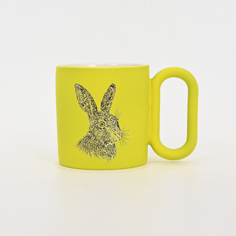 Bunny Mug-cheerful yellow