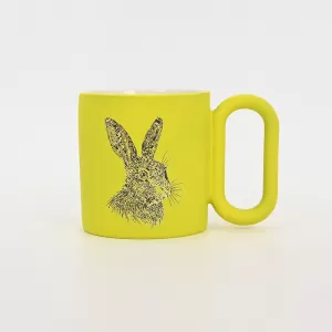 Bunny Mug-cheerful yellow