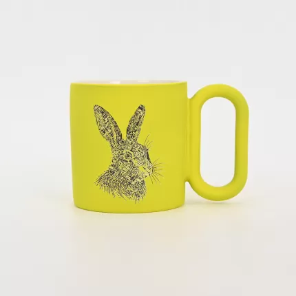 Bunny Mug-cheerful yellow