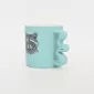 Raccoon Mug-gentle blue