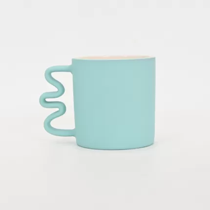 Raccoon Mug-gentle blue