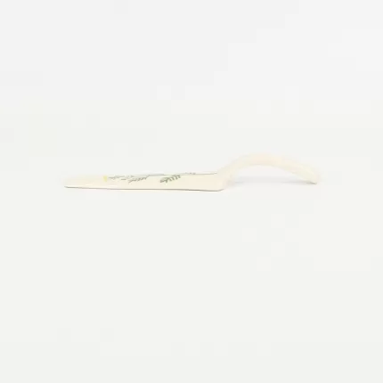 Floral Crackle Glaze Cake Server