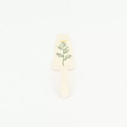 Floral Crackle Glaze Cake Server