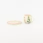 Floral Crackle Glaze Cup&Saucer