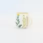 Floral Crackle Glaze Mug