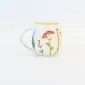 Floral Crackle Glaze Mug