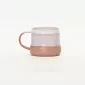 Three-Layer Gradient Thread Mug - brick red