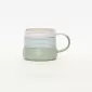 Three-Layer Gradient Thread Mug -light green