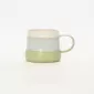 Three-Layer Gradient Thread Mug -grass green