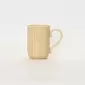 Milk coffee yellow Curly Leaf Emboss Mug