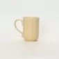 Milk coffee yellow Curly Leaf Emboss Mug