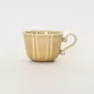 Milk coffee yellow Curly Leaf Emboss Mug