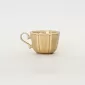 Milk coffee yellow Curly Leaf Emboss Mug
