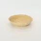 Milk coffee yellow Curly Leaf Emboss Plate