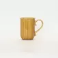 Apricot leaf yellow Curly Leaf Emboss Mug