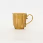 Apricot leaf yellow Curly Leaf Emboss Mug
