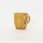 Apricot leaf yellow Curly Leaf Emboss Mug
