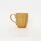 Apricot leaf yellow Curly Leaf Emboss Mug