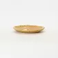 Milk coffee yellow Curly Leaf Emboss Plate