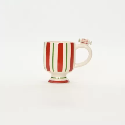 Striped Candy Emboss Mug