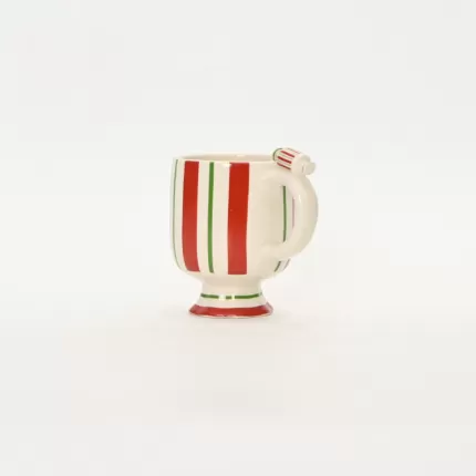 Striped Candy Emboss Mug