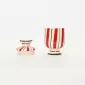Candy series Striped Candy Can with Lid