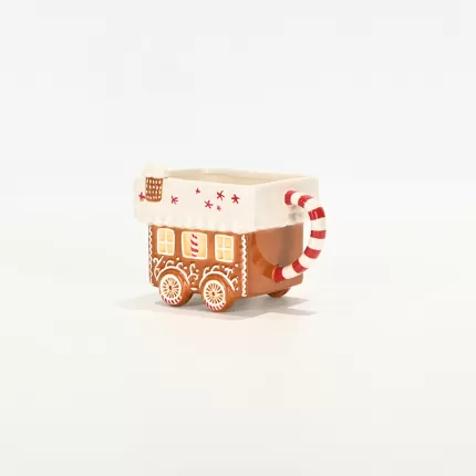 Caramel Gingerbread Train Body Mug
