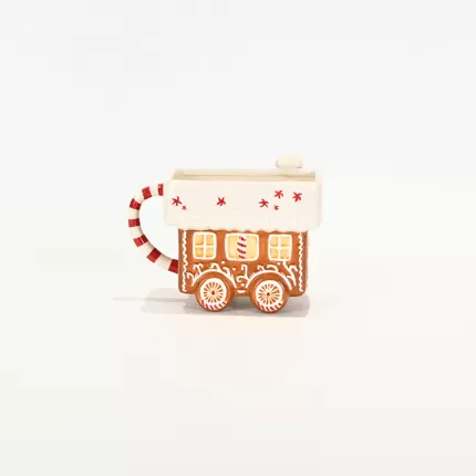Caramel Gingerbread Train Body Mug