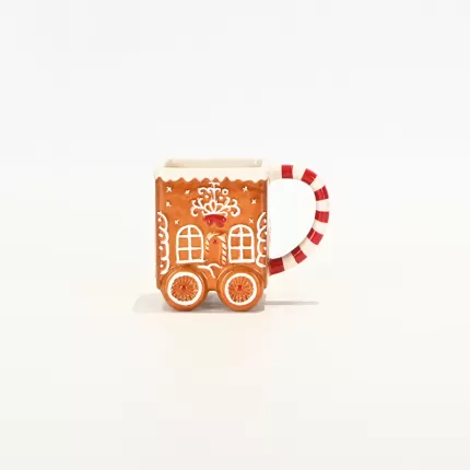 Caramel Gingerbread Train Tail Mug