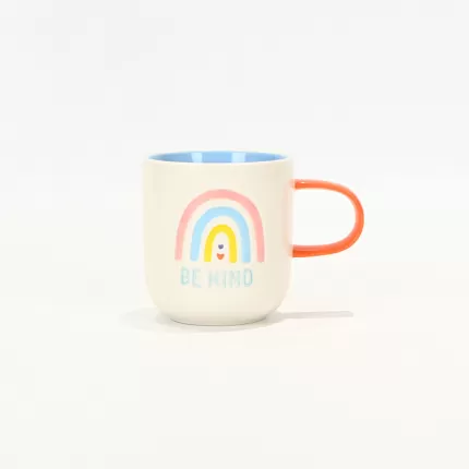 Colorful Time Series Sunshine Rainbow Mug-be kind