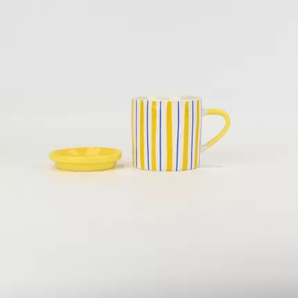 Dopamine Ceramic Cup With Lid