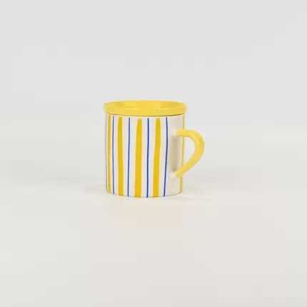 Dopamine Ceramic Cup With Lid