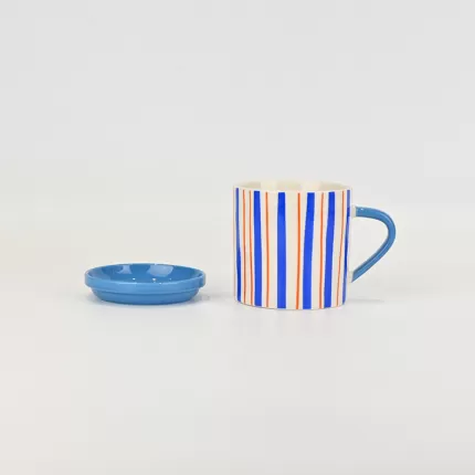 Dopamine Ceramic Cup With Lid