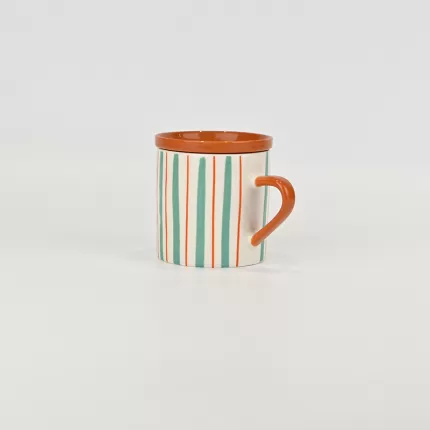 Dopamine Ceramic Cup With Lid