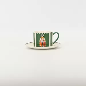 Checkered Soldier Cup&Saucer