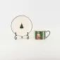 Checkered Soldier Cup&Saucer