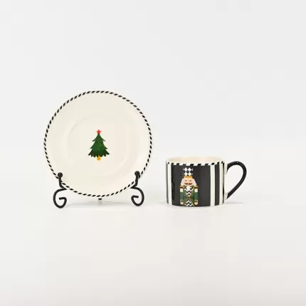 Checkered Soldier Cup&Saucer