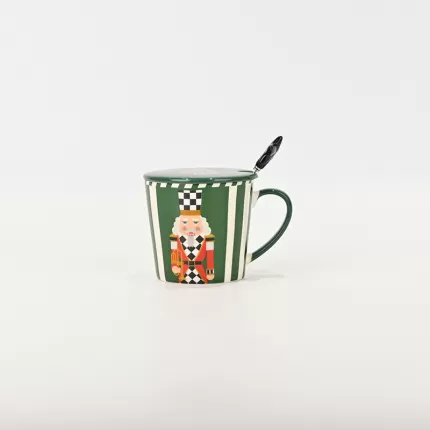 Soldier Series • Checkered Soldier Mug with Lid