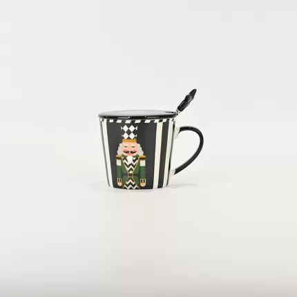 Soldier Series • Checkered Soldier Mug with Lid