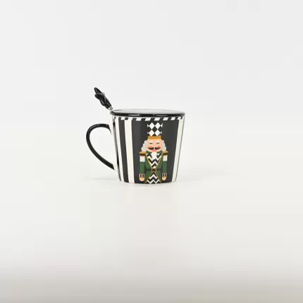 Soldier Series • Checkered Soldier Mug with Lid