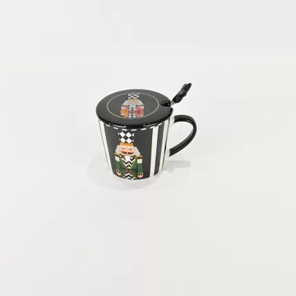 Soldier Series • Checkered Soldier Mug with Lid