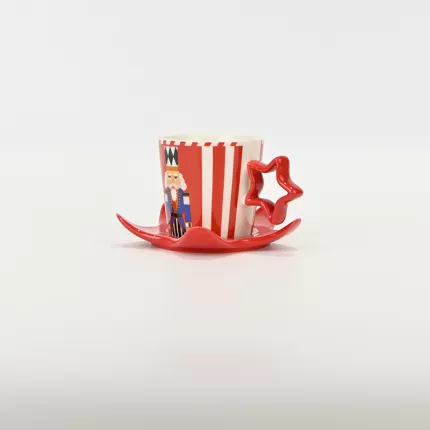 Soldier Series • Checkered Soldier Cup&Saucer