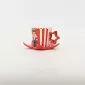 Soldier Series • Checkered Soldier Cup&Saucer