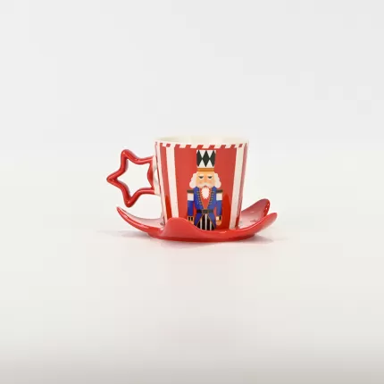 Soldier Series • Checkered Soldier Cup&Saucer