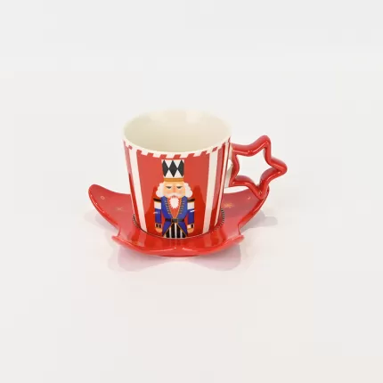 Soldier Series • Checkered Soldier Cup&Saucer