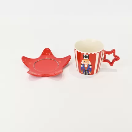 Soldier Series • Checkered Soldier Cup&Saucer