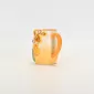 Gradient Pastoral Embossed Mug-orange